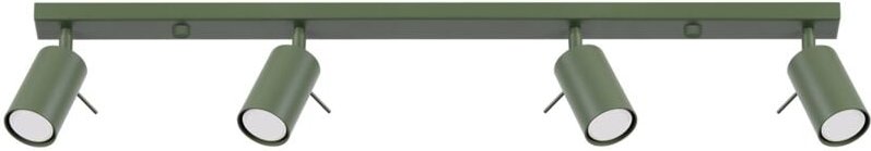 Deckenleuchte Mirax 4 GU10 Olivgrün Lumilo 15.159.04