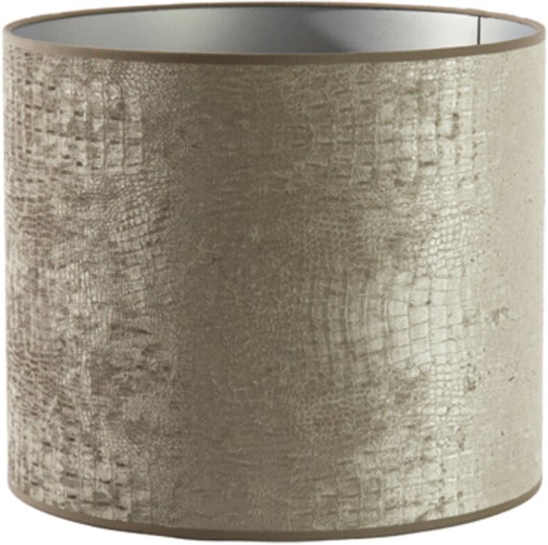 Lampenschirm - Chelsea - silber - textil - ø - Light&living