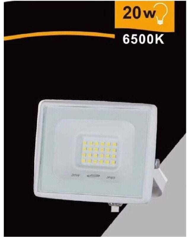YMYNY - LED-Strahler 20 W 1800 lm IP65 Warmweiß Natürliches Kaltlicht Ek02-20w-b - -Kaltweiß -
