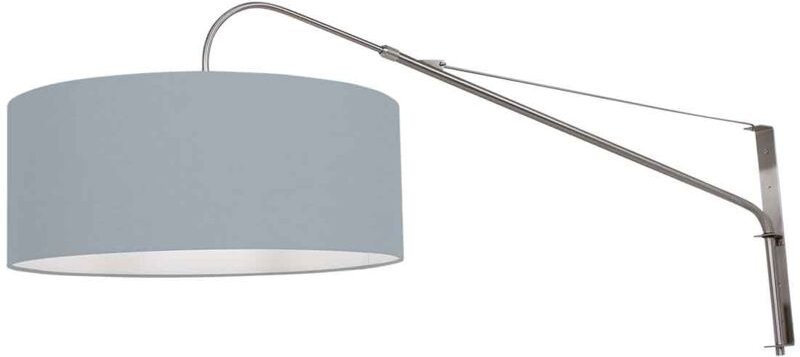 Steinhauer - wandleuchte - Elegant Classy - stahl - leinen metall