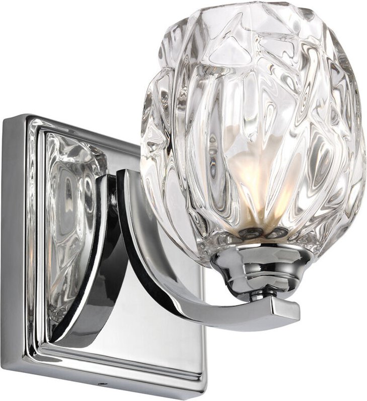 Elstead - Kalli - 1 Licht Innenwandleuchte Chrom poliert IP44, G9