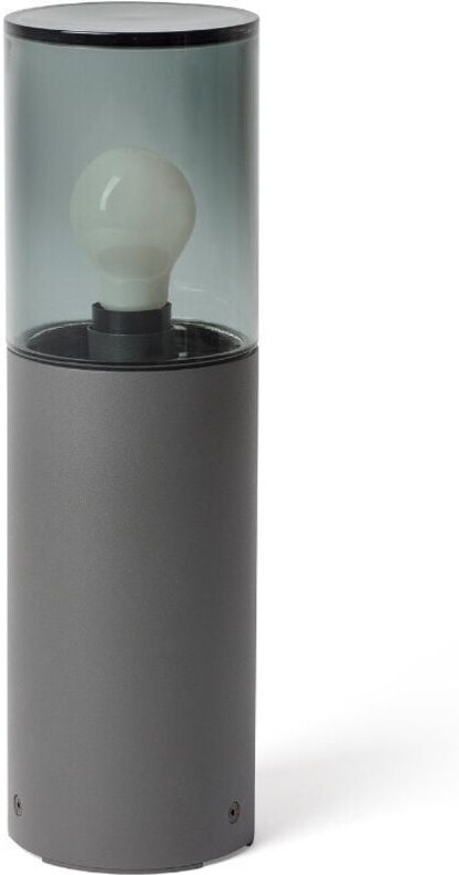 Faro KILA Dunkelgraue Leuchtfeuer-Sockellampe 40 cm geräuchert IP65
