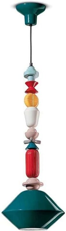 DECO' LARIAT C2512, Pendelleuchte in Cermica, Ferroluce