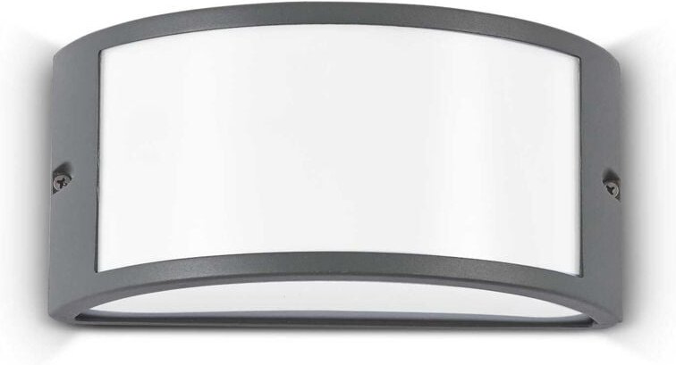 Ideal Lux - Rex-1 - 1 Licht Außenwandleuchte Anthrazit IP44, E27