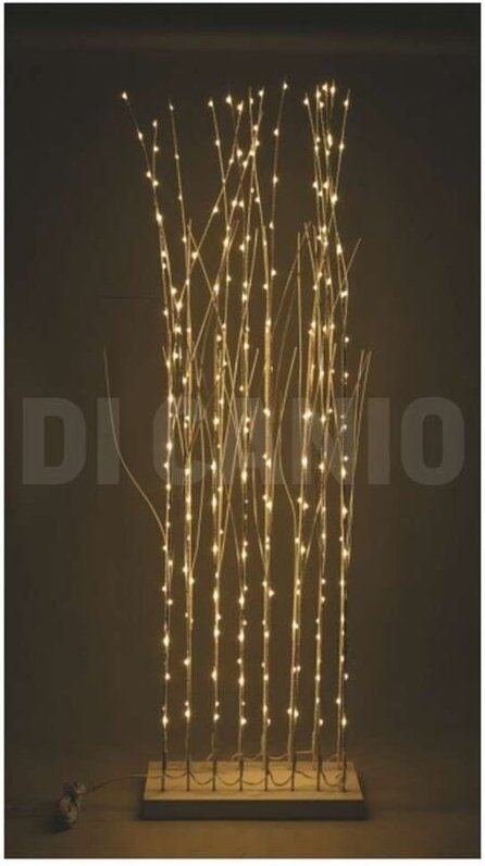 Thumbnail - Euronatale - Leuchtende Zweige 200 cm auf Holzbasis 40 warmweiße LEDs