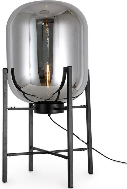 Design-Stehlampe - Wohnzimmerlampe - Groß - Grau Rauch