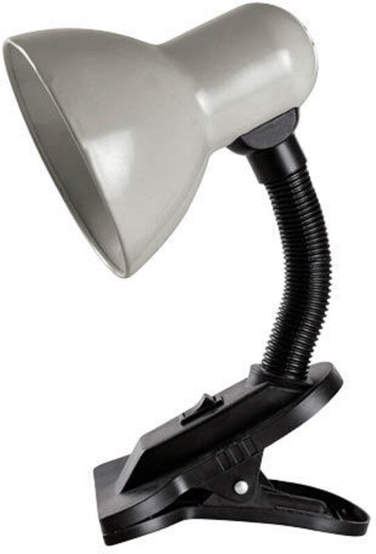 Schreibtischlampe mit Klemme Saidu E27 Grau