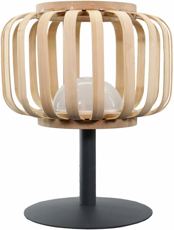 Tischlampe Kabellose STANDY BAMBOU h25cm