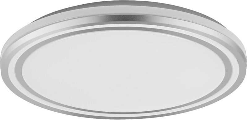 Ledvance - orbis Helman Deckenleuchte mit led, weiß/silber, 16W, 1100lm, 3000K, 830 freundliches Warmweiß, 295mm Durchme...