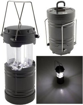 Led Camping Laterne, 18cm, 3xAA Mignon - Chilitec