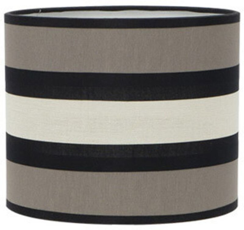 Fabrilamp - Lampenschirm Karla braun/beige E14 (Ø14 x 14 x 14 x 15 cm), mehrfarbig, nur eine Größe