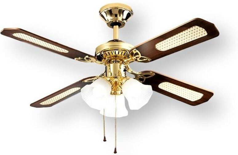 4flügeliger Ventilator mit poliertem Mes PERENZ PERENZ-7060OL