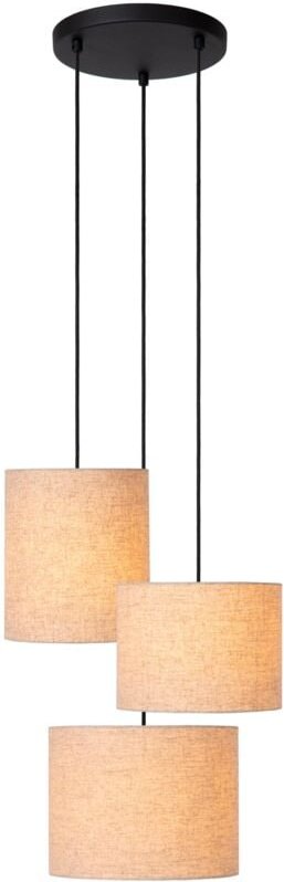 Thumbnail - Maya - Pendelleuchten - ø 46 cm - 3xE27 - Beige - Lucide