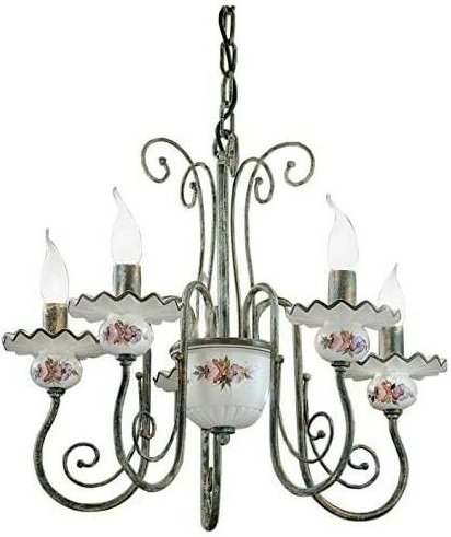 CLASSIC SANREMO C410-5-11, Deckenleuchte in Keramik, Ferroluce