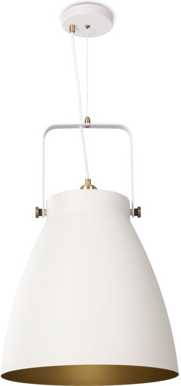 Paco Home Pendelleuchte Esszimmer Hängelampe Küchenlampe Esstischlampe Industriell Modern Pendelleuchte - Weiß, Messing ...