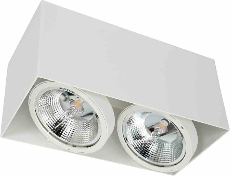 Aufbauleuchte Plaza 2xGU10 AR111 Weiß