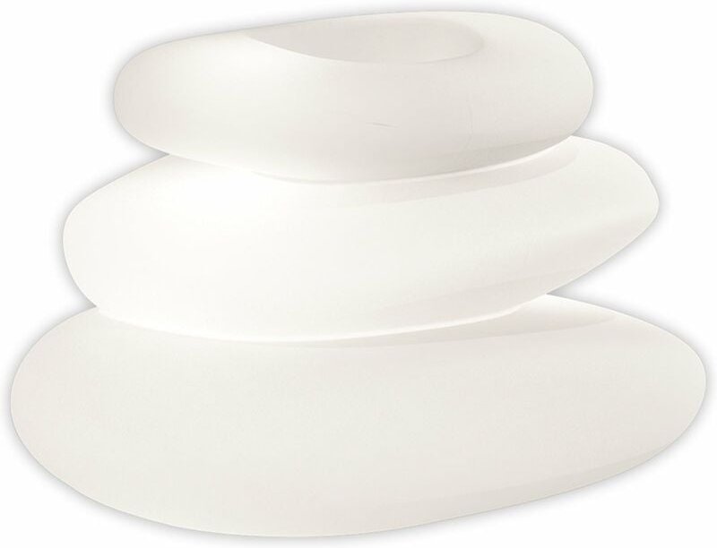 Leuchtende Lampe 'Eden Bright' runde Dekorationslampe mit led für den Außenbereich Made in Italy -Weiß / Lampe ohne Loch...