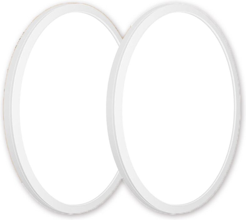 2er-Set LED-Deckenleuchten, Badezimmer, 23 W weißes Licht, ultradünne, wasserdichte Deckenleuchte mit Augenschutz, einfa...