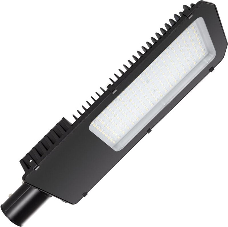 Ledkia - LED-Straßenleuchte 200W Harlem osram Schwarz 3000K Warmweiß