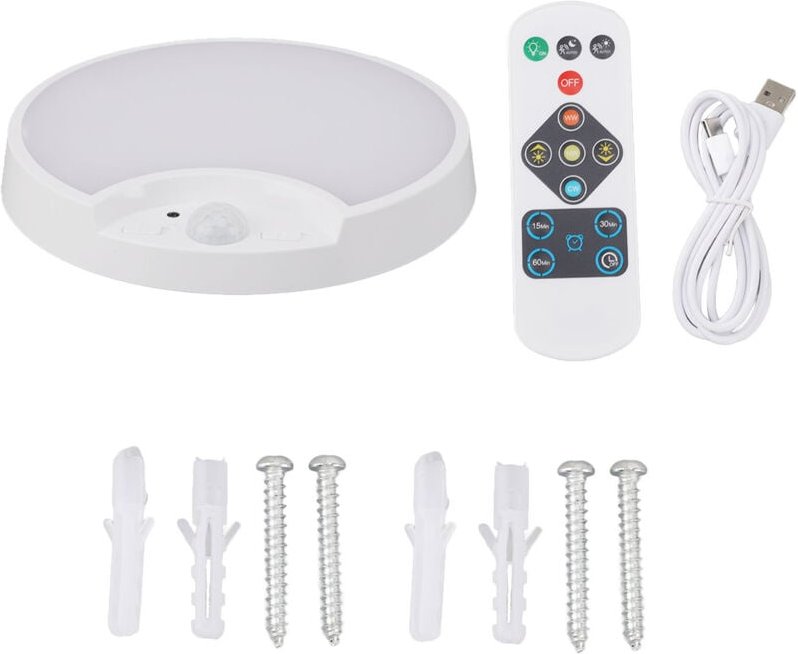 Eosnow - Deckenleuchte für led -Bewegungssensor 400 lm 3 Farbtemperatur wiederaufladbar kabelloser Kleiderschrank mit Fe...