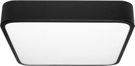 Eckige Deckenleuchte LED Deckenlampe 36W schwarz 40cm