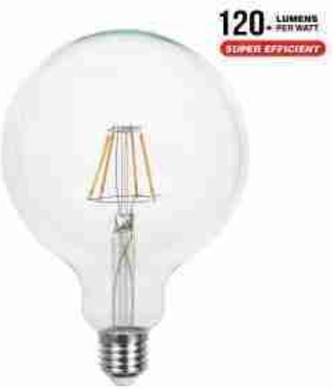 LED217454 VT-2143 LED-Birne - 6W Filament E27 ST64 Bernsteinfarbene Abdeckung 2200K