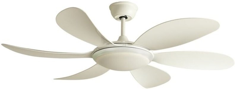 Cristalrecord - DC-Lüfter Tanik Weiße led 24W