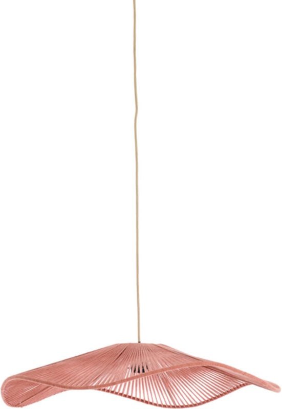 Light & Living - hängeleuchte - Rafa - oranje - textil - E27 -