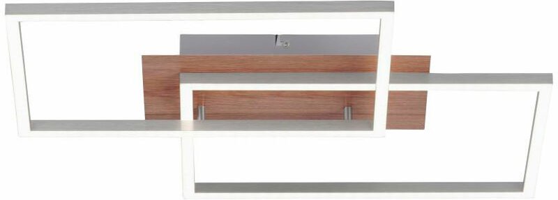 Leuchten Direkt - led Decken Lampe Ess Zimmer Leuchte Holz Dekor cct fernbedienung 14018-78