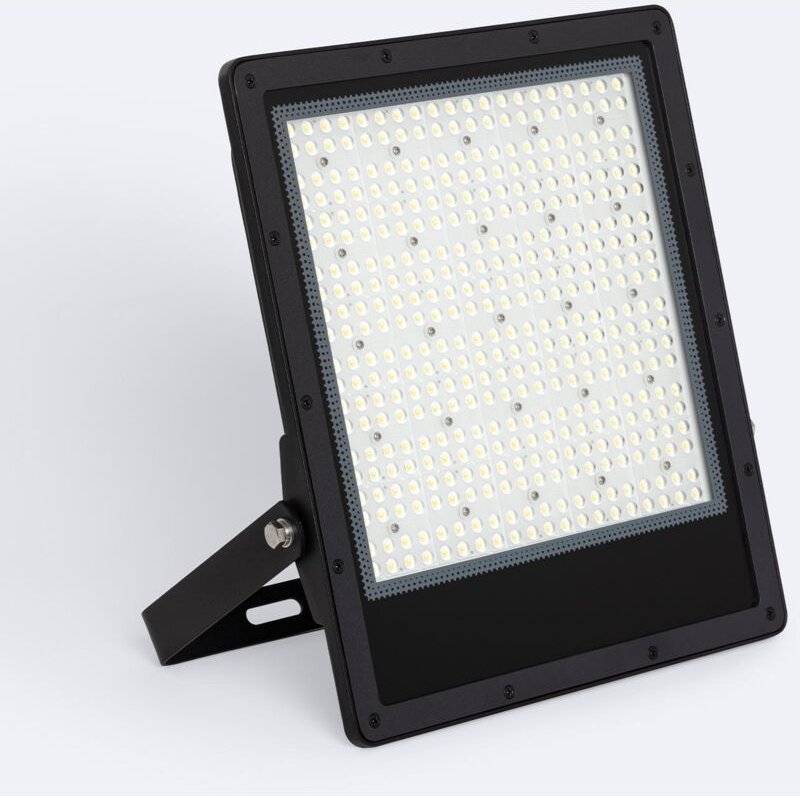 LED- Fluter 200W Dimmbar 0-10V 170 lm/W IP65 ELEGANCE Slim PRO Schwarz 3000K Asymmetrisch 120ºx50º Warmweiß