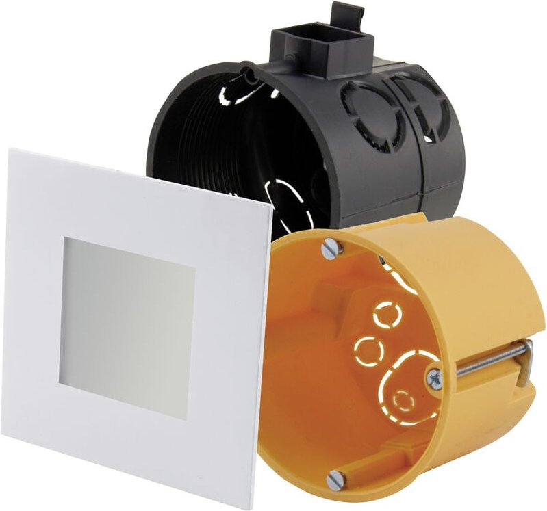 Heitronic - 27632 LED-Einbauleuchte led led fest eingebaut 2 w Weiß