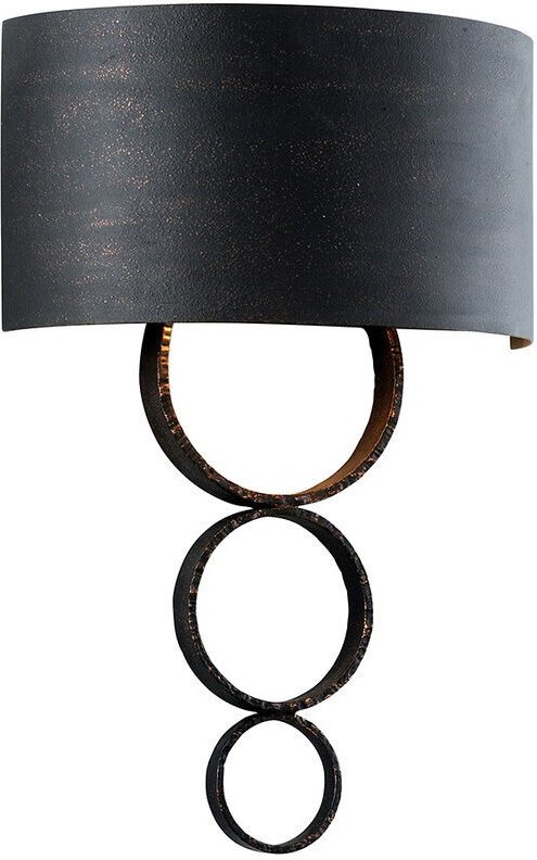 Rivington 2 Leichte Wandleuchte Verkohltes Kupfer