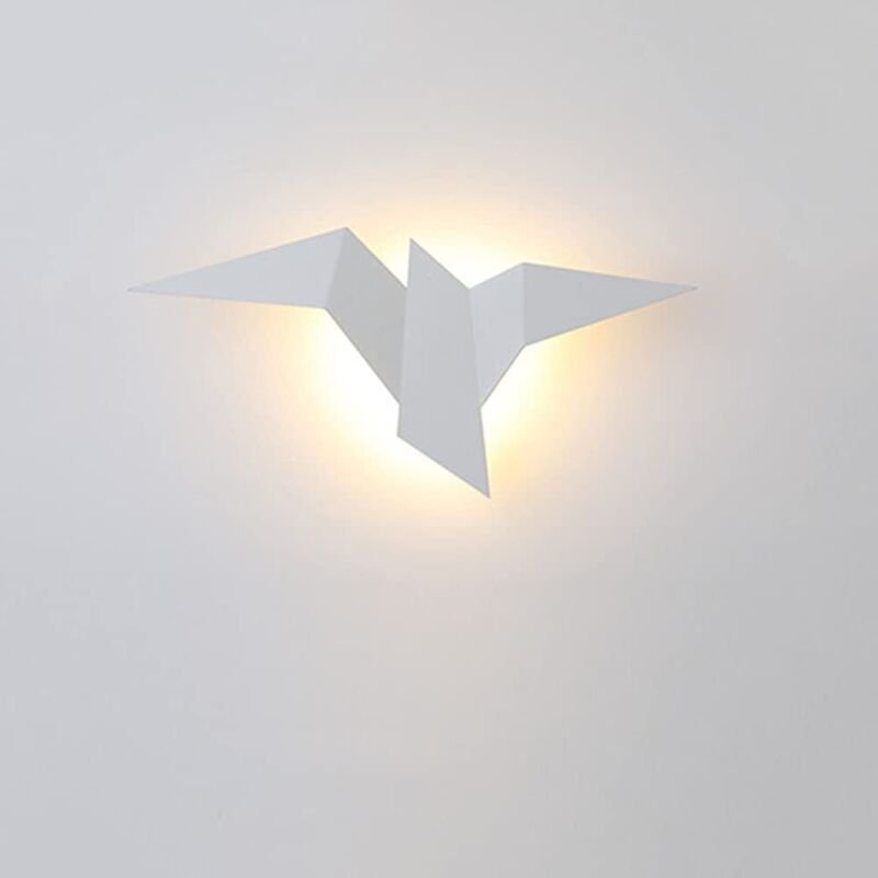 Kreative Geometrie Vogelform 3000K 3W LED-Wandleuchte Moderne Wohnzimmer Schlafzimmer Gangbeleuchtung Heimdekoration Obe...
