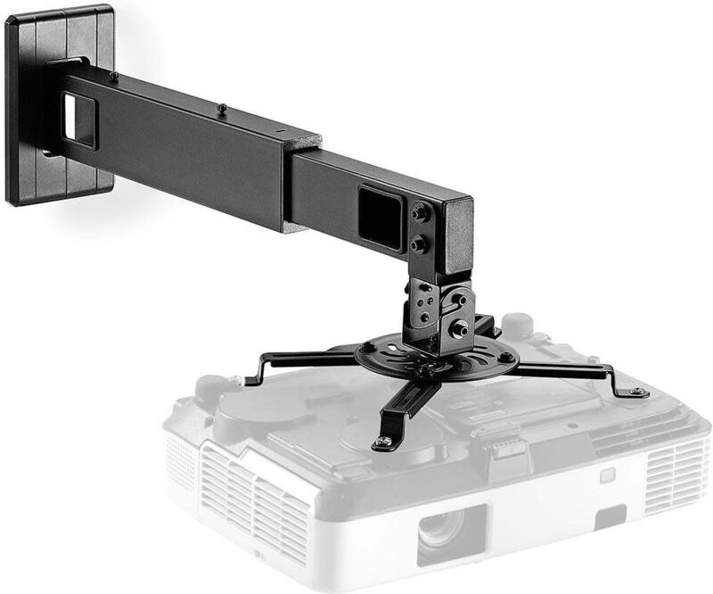Unbekannt - Projektorhalterung vollstandig einstellbar 15kg drehbar neigbar stahl schwarz