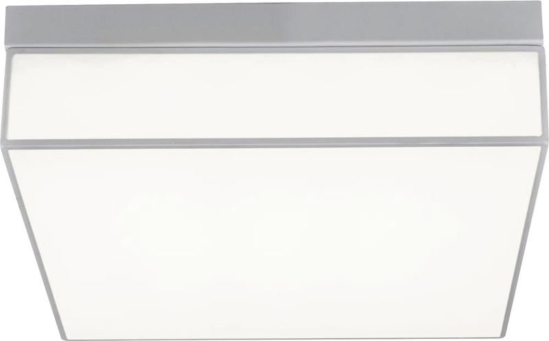 LED Deckenlampe Deckenleuchte Quadrat dimmbar weiß Metall L 40 cm Wohnzimmer