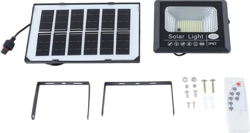 30-W-Außenleuchte mit Fernbedienung, solarbetrieben, große Reichweite für den Straßeneinsatz