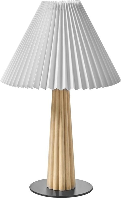 Tischlampe ALIGIDE Holz Naturfarben