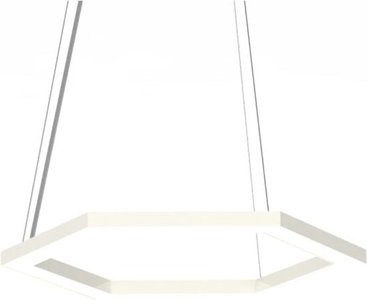 Esagono sospensione Ø40 monocolore lucido