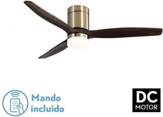 Thumbnail - Todolampara - Deckenventilator mit Licht led 18W Motor dc Modell aguilon Bronze, 3 Farben, 3 Flügel Eiche, 5 Geschwindig...