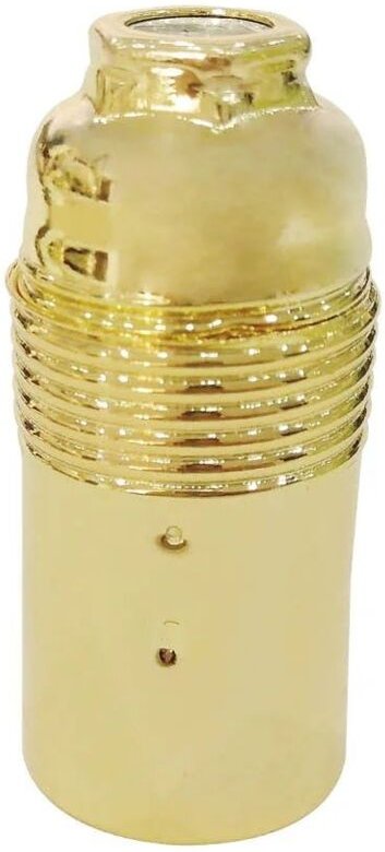 E14-Lampenfassung aus glattem Metall