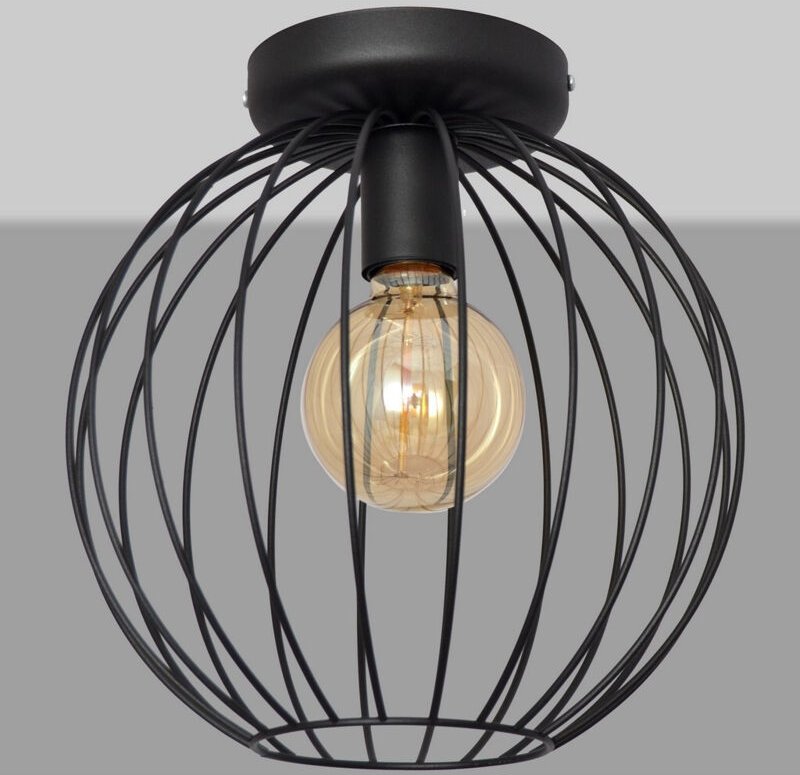 Mercure Halbbündiges Licht Schwarz 30cm - Helam