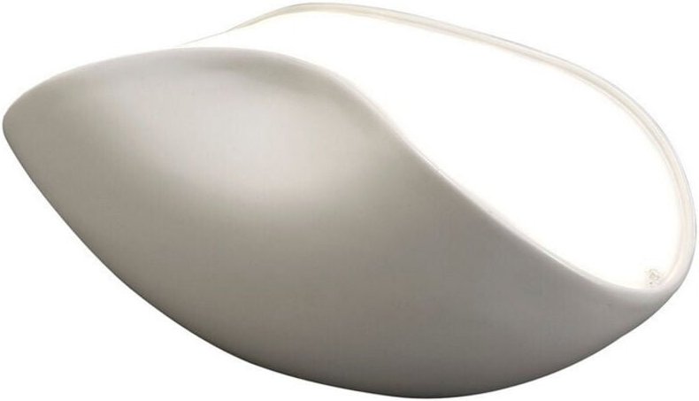 Inspired Mantra Fusion Pasion Pasion Tischlampe, 3-flammig, E27, glänzendes Weiß/weißes Acryl/poliertes Chrom, Kompaktle...