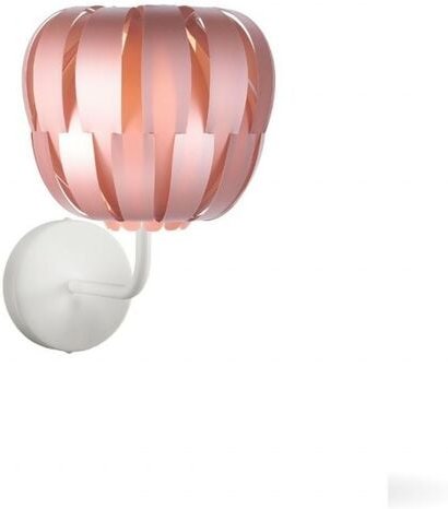 Rosa Metallwandlampe aus Metall Cm. 29 x 31 x 33 Stunden