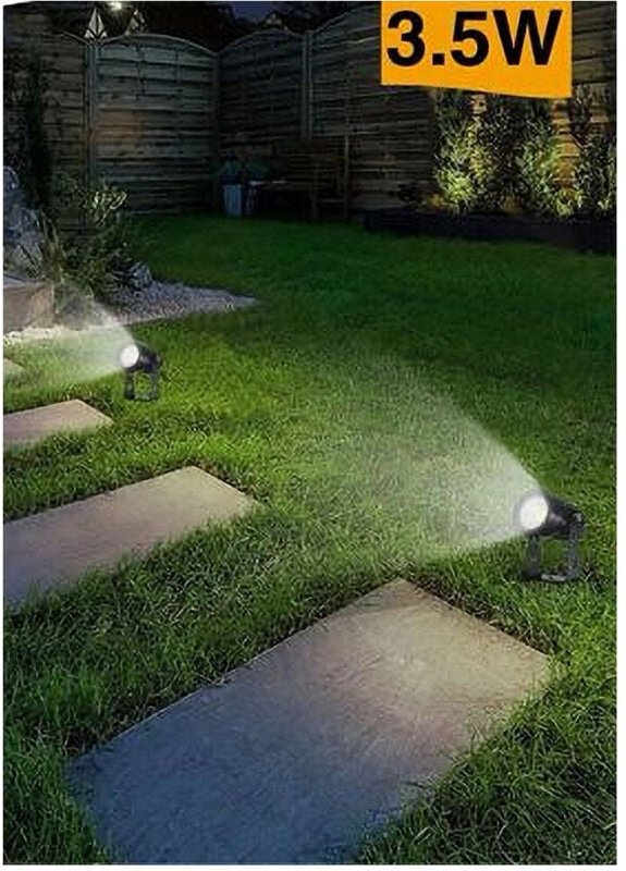 Trade Shop Traesio - Trade Shop - 3,5W schwarzer led-strahler ES38 mit extern verstellbarer halterung verschiedene licht...