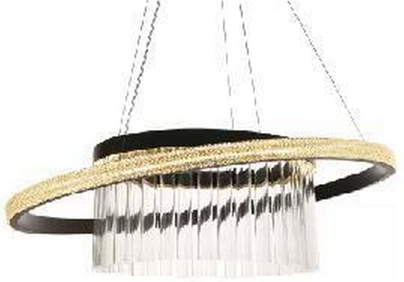 Parela - moderner LED-Kristallring-Kristallleuchter 60 cm