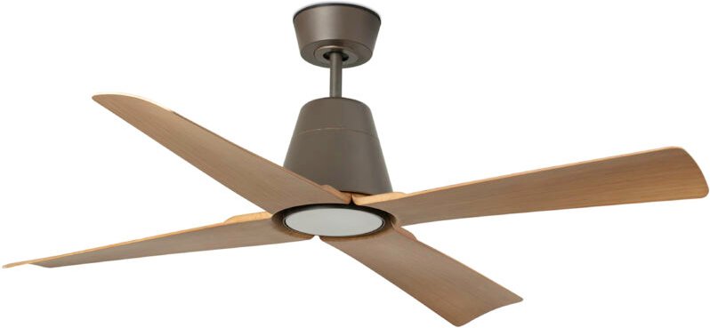 Typhoon m Ventilator mit Hellbraun/Holz für den Außenbereich