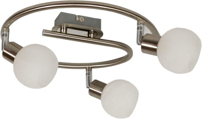 Candellux ALABASTER 98-07032 silberne Deckenleuchte