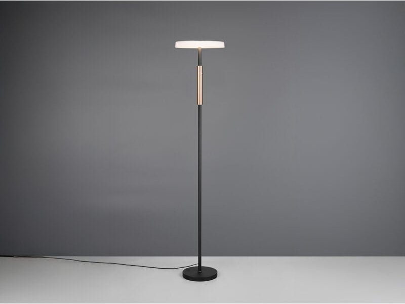 Dimmbare led Stehleuchte celeste 2-farbig mit Glasschirm, Höhe 160cm