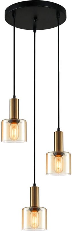 Santia Moderne 3-flammige Cluster-Pendel-Deckenleuchte, E27 - Italux