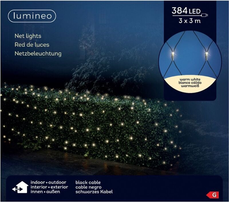 Luce a Rete led Fissa 300x300cm